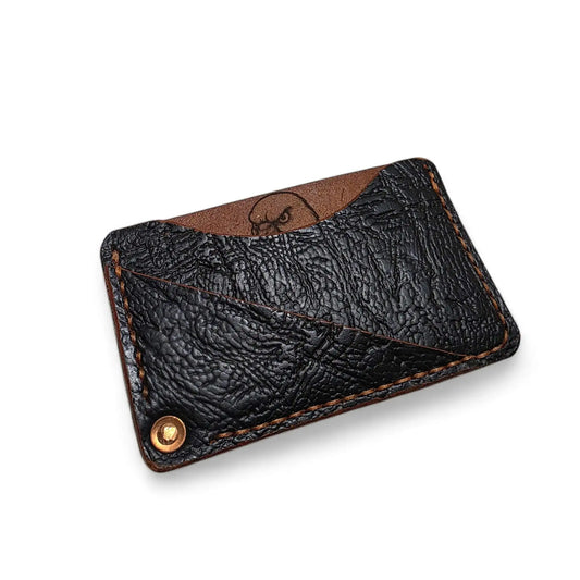The Jameson Card Wallet - Front - Black