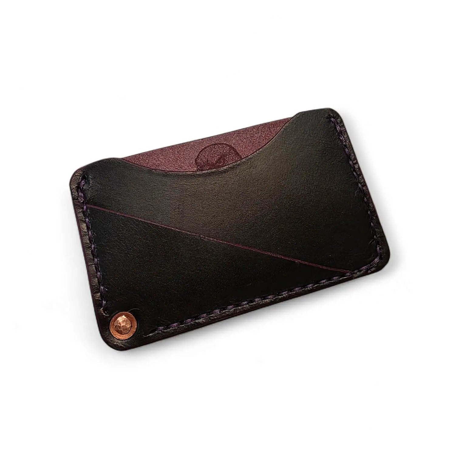 The Jameson Card Wallet - Front - With Monogram