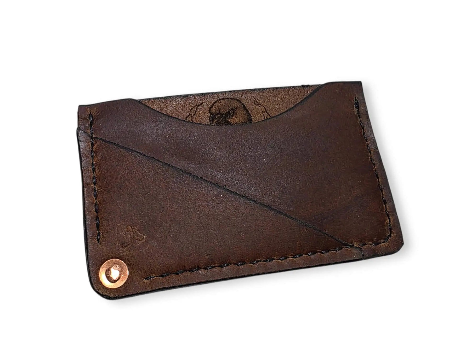 The Jameson Card Wallet - Front - Brown